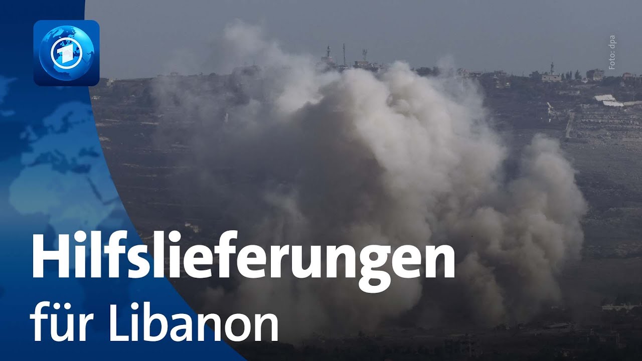 Humanitäre Situation im Libanon: Hilfslieferungen des Deutschen Roten Kreuzes