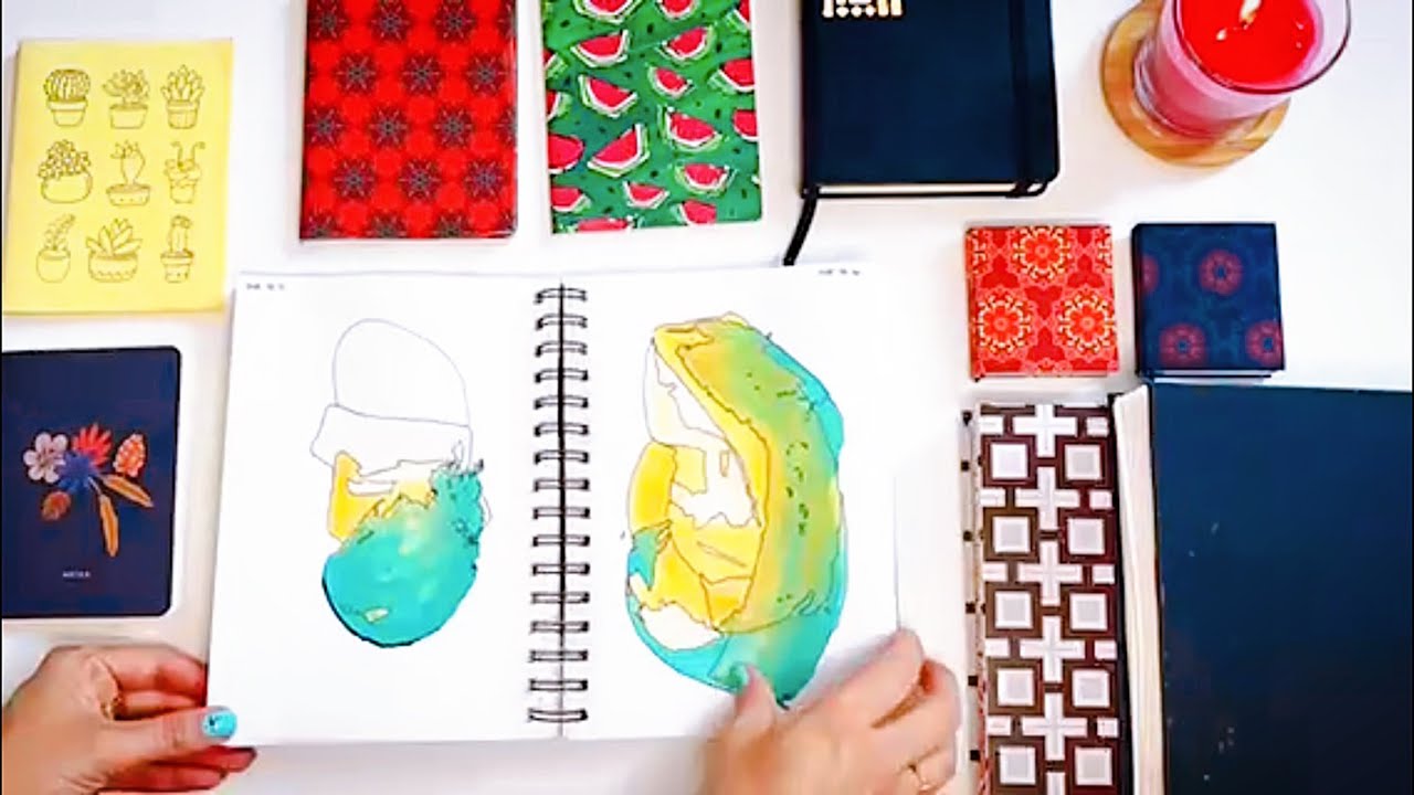 Cuaderno de artista: Una experiencia de autoconocimiento. Diario de artista de Lía Sabela