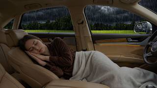After a long day, you deserve a good night's sleep! Rain Against Window with Gentle Rain Sounds