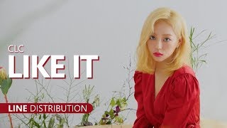 CLC 씨엘씨 - LIKE IT | Line Distribution