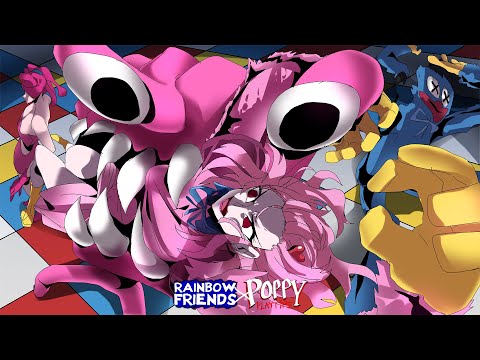 Rainbow Friends VS Poppy Playtime But It's Anime Part 9 │ FNF Friends To Your End but Poppy Playtime