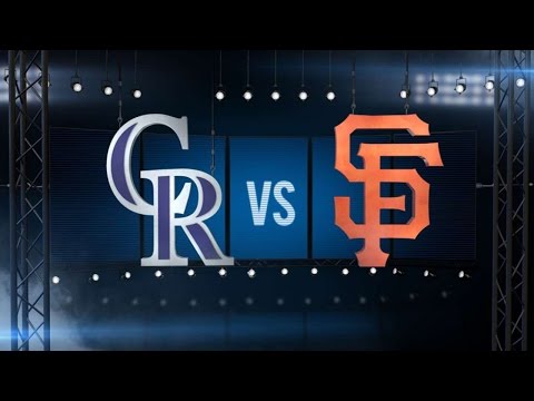 7/5/16: Rockies pile on the runs late to top Giants