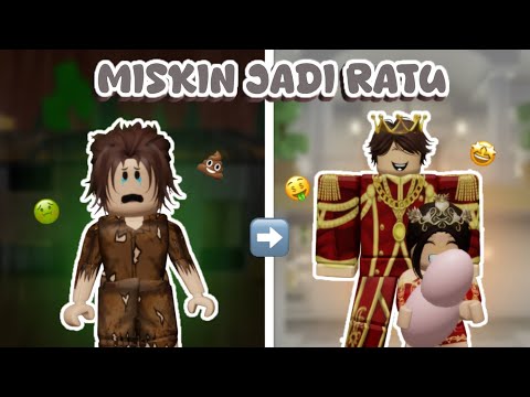 FROM POOR TO SUDDENLY BECOME THE KING'S WIFE⁉️👑 BROOKHAVEN RP INDONESIA🏡