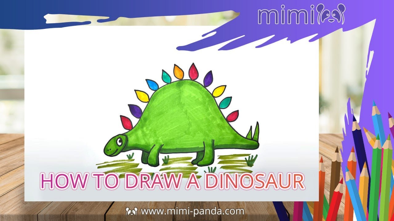How to Draw a Dinosaur – Step by Step