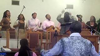 Ado at Fellowship singing "Oh, Lord We Bless Your Name"
