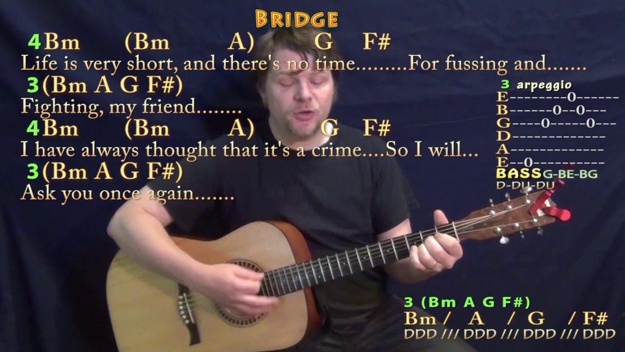 We Can Work It Out (The Beatles) Guitar Cover Lesson with Chords/Lyrics - 16th Strum