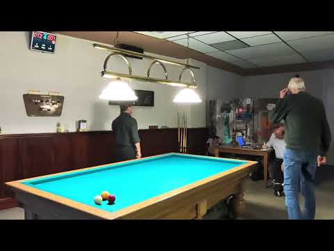 Biljarten PK 2e klasse Kiet Vu Hung tegen Martijn Stengs (2e avond)