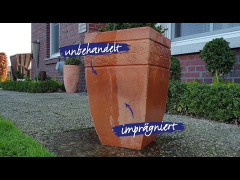 Terrakotta-Töpfe ganz einfach imprägnieren mit dem JEMAKO Imprägnier-Spray
