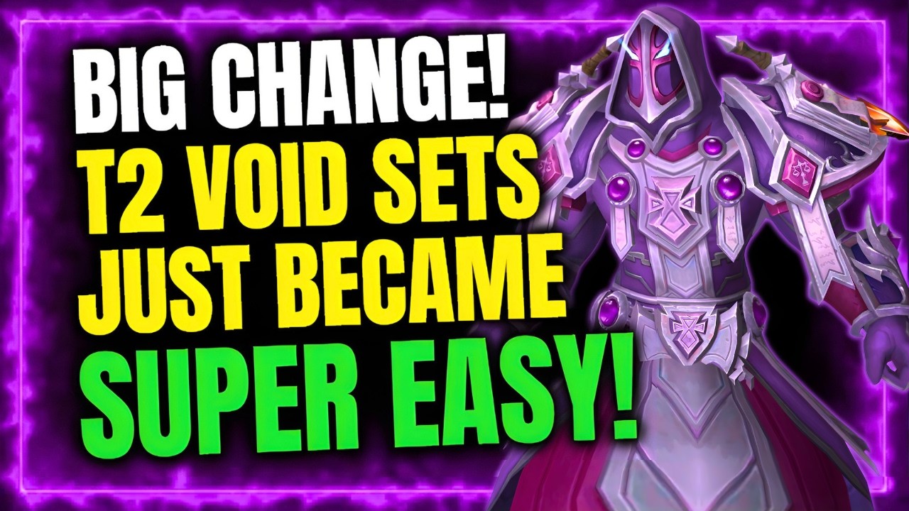New Void T2 Sets NERFED HARD - 95% Cost Reduction! WoW Midnight Patch 12.0.5