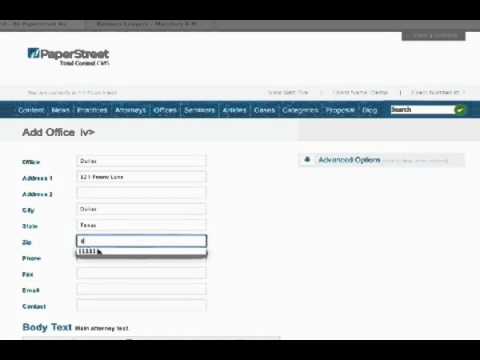 Adding Offices in Total Control