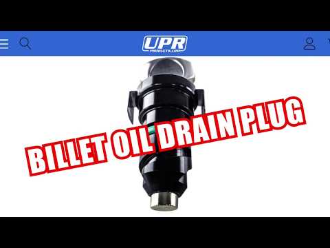 UPR Billet Oil Drain Plug FIX FORD's Plastic Yellow Drain Plug before it FAILS on F150 - Mustang