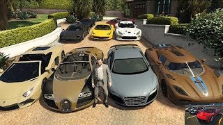 GTA 5 - How To Find Super Cars For Free !!! (Spawn Location)