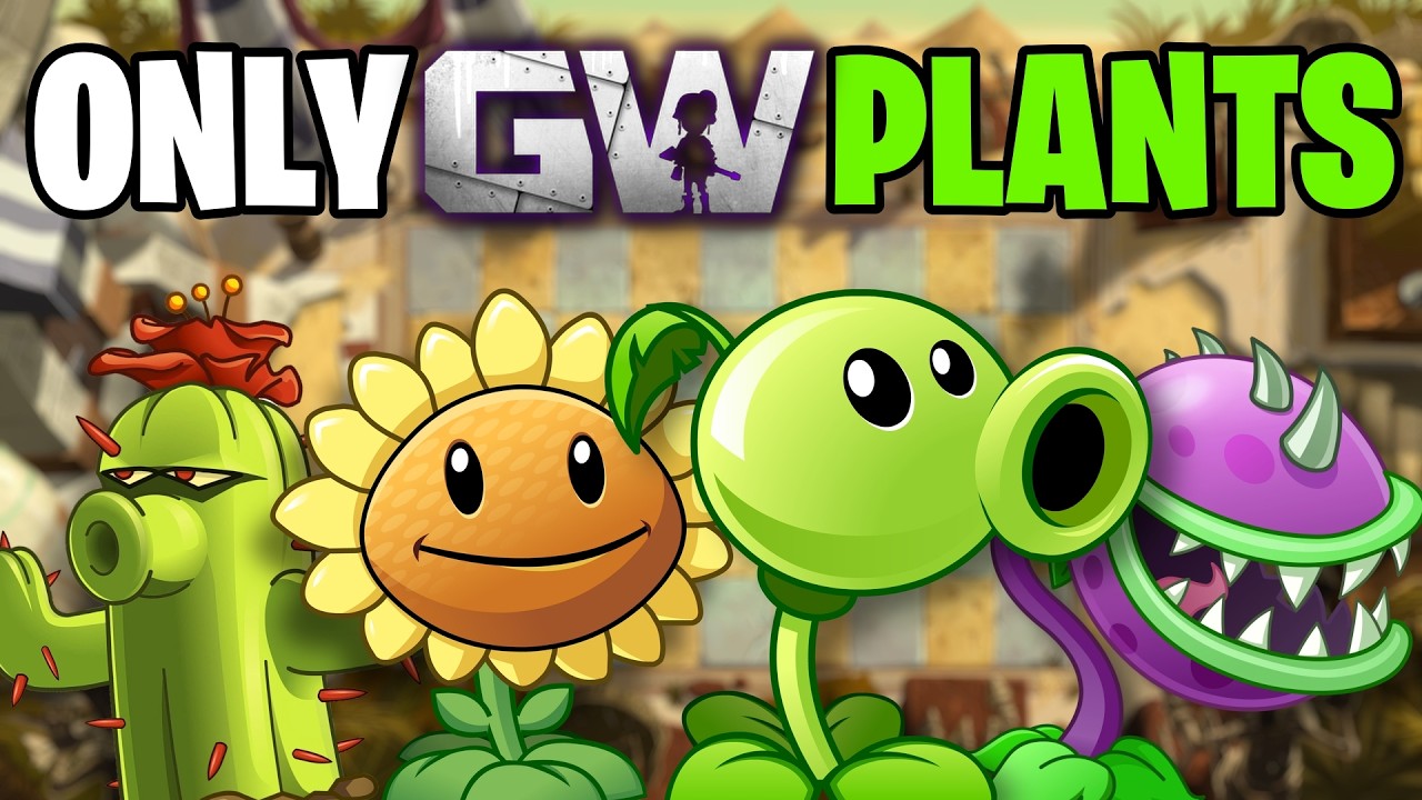 Can You Beat Plants Vs. Zombies 2 WITH ONLY Garden Warfare Plants?