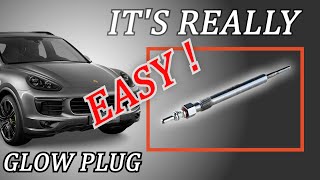 How to find a faulty glow plug and replace it on a Porsche cayenne 4.2 V8 diesel.