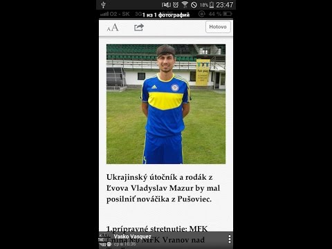 Vlad Mazur - MFK VRANOV NAD TOPĽOU zostrih