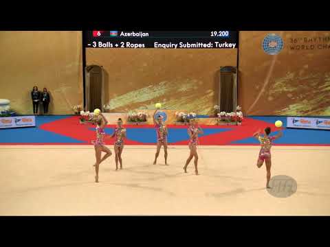 Bulgaria (BUL) - 2018 Rhythmic Worlds, Sofia (BUL) - Qualifications 3 Balls + 2 Ropes
