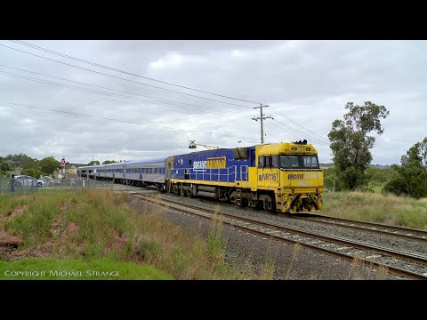 5AM8 "The Overland" Journey Beyond Rail Expeditions Passenger Train (3/2/2022) - PoathTV Railways