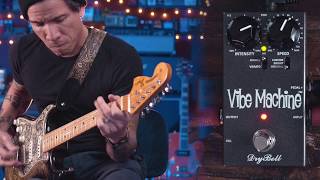 Video thumbnail for DryBell Vibe Machine V2 - Univibe style pedal - demo by RJ Ronquillo by R.J. Ronquillo