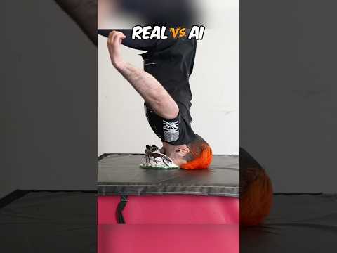 Parkour VS Ai… which one is fake? ????