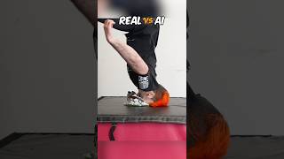 Parkour VS Ai… which one is fake? 🤣