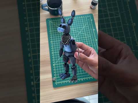 Withered Bonnie Figure #customfigure #fnaf #figures #posingfigures #custom #fnafmodels