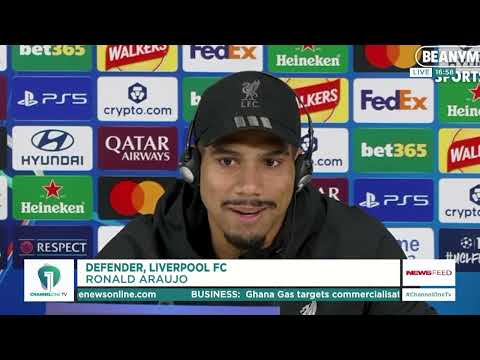 Liverpool’s Ronald Araujo Looks Ahead to Champions League Clash