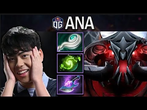 OG.ANA SMURF SHADOW FIEND WITH 22 KILLS - DOTA 2 7.30 GAMEPLAY