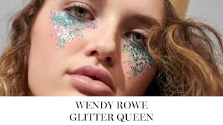 Glitter Queen: Top tips for the best glitter eye this party season // Wendy Rowe