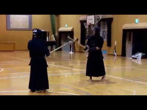 Kendo Ji-Geiko (Practice) with Takane Sensei. Fukuoka 2017