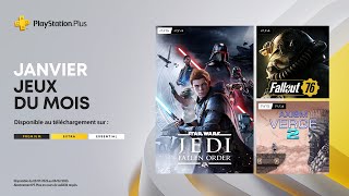 PlayStation Plus - Janvier 2023 - STAR WARS Jedi: Fallen Order, Fallout 76 et Axiom Verge 2