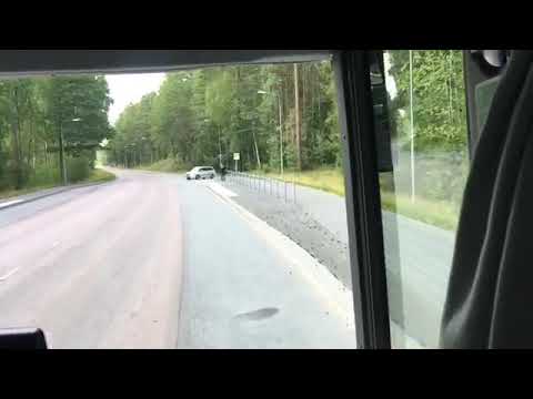 Bus ride line 701 from Landsvägsgatan to Ärla kyrka.