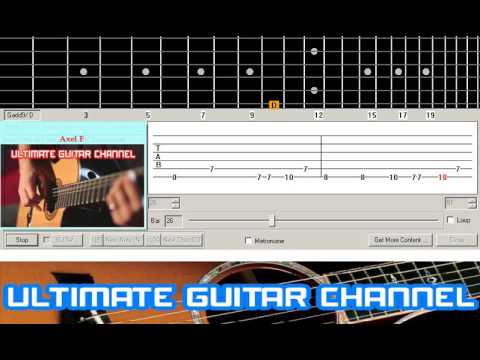 [Guitar Solo Tab] Axel F (Harold Faltermeyer)