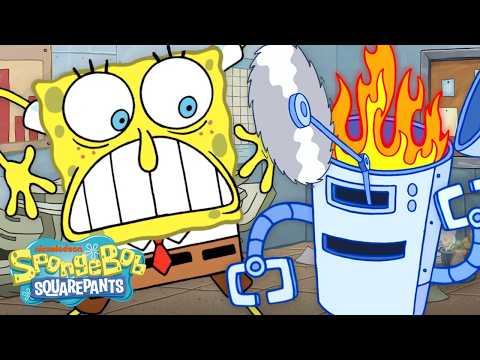 SpongeBob vs. The Robots! 🤖🧽 | 45 Minutes | SpongeBob