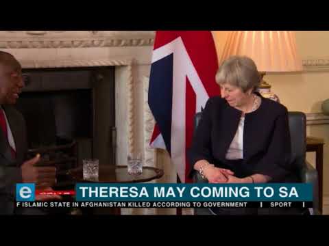 British PM Theresa May to visit South Africa