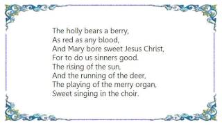 John McDermott - The Holly and the Ivy Lyrics