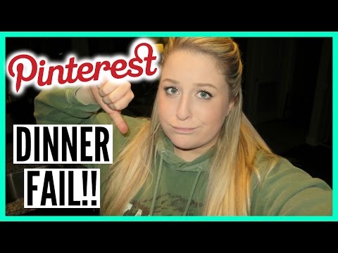 Pinterest Dinner FAIL!! Video