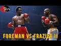 George Foreman Vs Joe Frazier II Highlights HD ElTerribleProduction