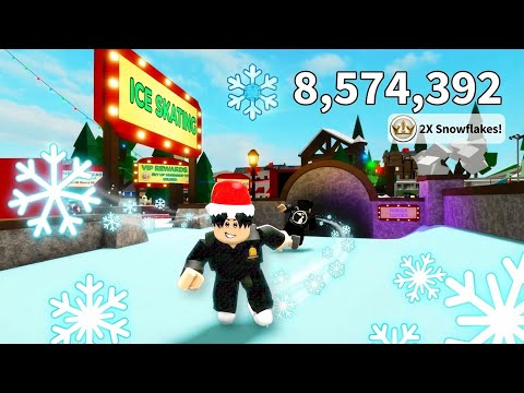 Roblox Brookhaven 🏡RP HOW TO GET SNOWFLAKES FAST (Best Method & All Rewards)
