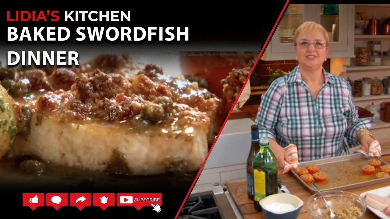 Baked Swordfish Dinner