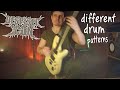Despised Icon - All For Nothing (the main riff with different drum patterns)