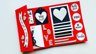 Beautiful Handmade Valentine's Day Card Idea/DIY Card For Valentine’s Day @Art & Craft By Tulsi