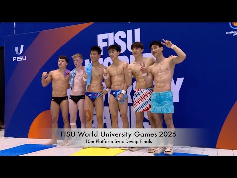 Men’s 10m Platform Sync Diving Finals | FISU World University Games 2025