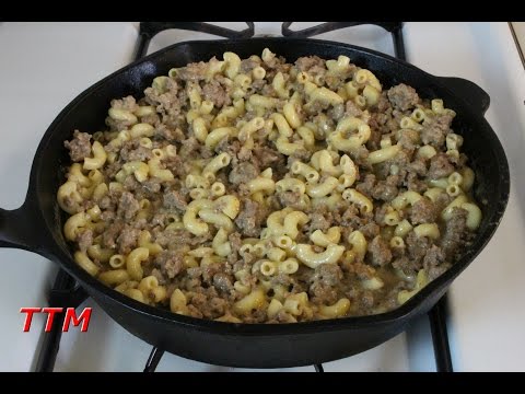 How to Make Simple Stovetop Ground Beef Macaroni and Cheese