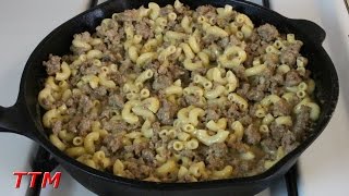 How to Make Simple Stovetop Ground Beef Macaroni and Cheese