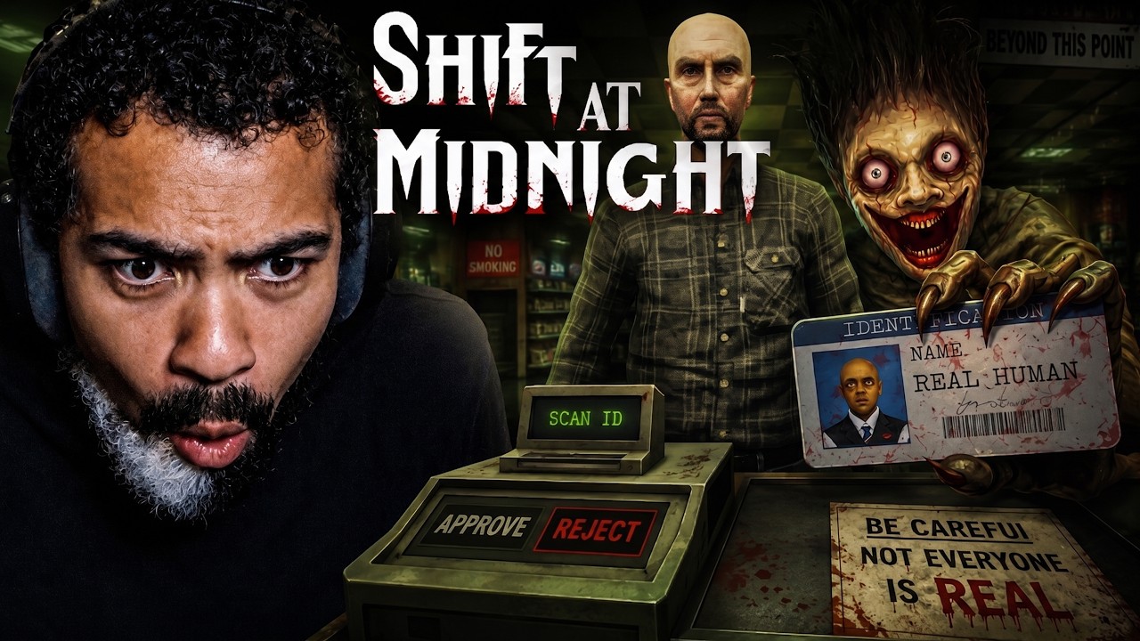 SUPERMARKET DOPPELGANGER HORROR... I'M F#%KED!! | Shift at Midnight (Full Gameplay + Ending)