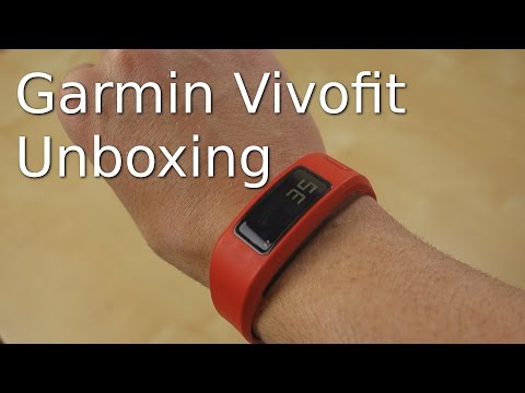 Garmin Vivofit Fitness Band Unboxing, Setup and Hands On