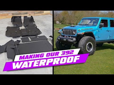 2024 Jeep Wrangler Armorlite Waterproof Flooring Install (4 Door)