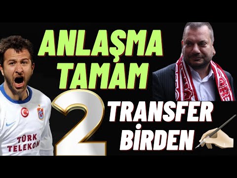 2 Transfer bitiyor ! Anlaşma Tamam müthiş hamle #trabzonspor 