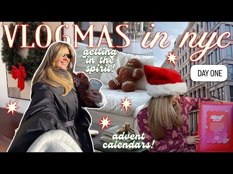 VLOGMAS IN NEW YORK DAY 1 🎄🦌🧣🧸