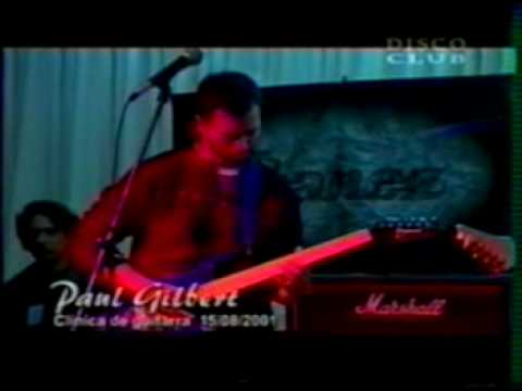 PAUL GILBERT jam guitar lima peru 2001 clinic 8 -  PART 2